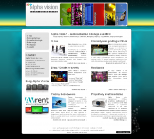nowa strona alphavision.pl